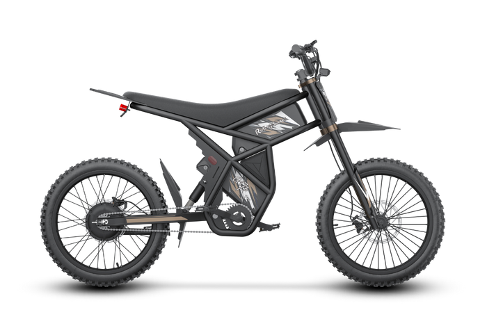 GT73 Pro Dual-Battery Off-Road Electric Dirt Bike with Pedals