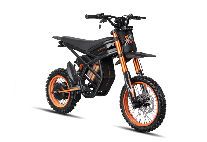 GT54 electric mini motorbike for kids and adults with 2000W motor and off-road tires