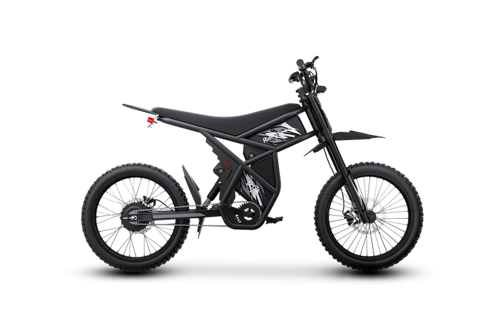 GT73 Dual-Battery Off-Road All-Terrain Electric Dirt Bike with Pedals