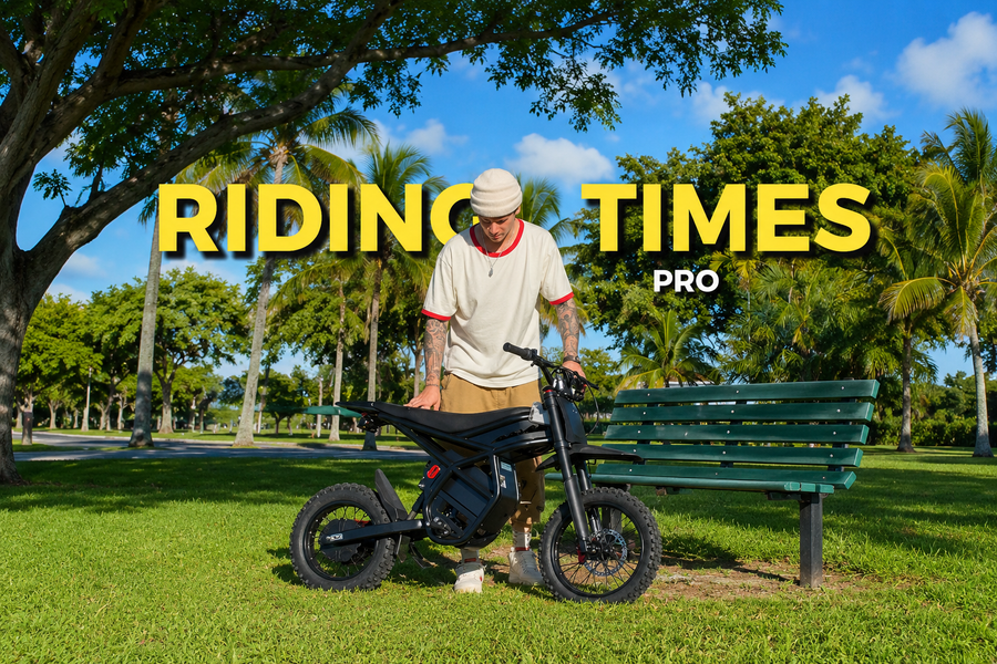 Testing the power and smooth ride of the Riding Times GT54 Pro Electric Bike out on the road.