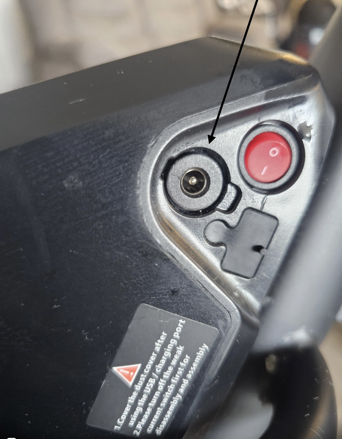 Battery Charging Port Dust Cover for Riding'times Z8