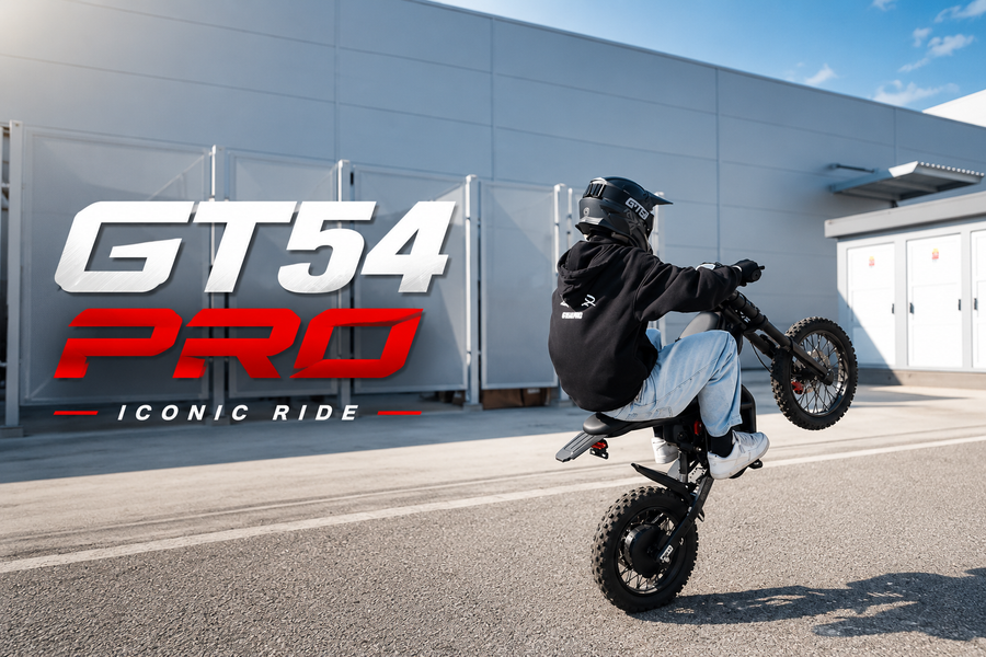 That mini-moto aesthetic though... 😍 The GT54 Pro turns heads on every corner.